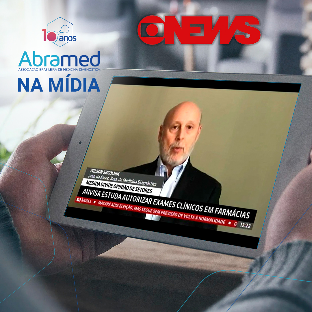 Presidente da Abramed fala à GloboNews sobre consultas públicas que impactam a medicina diagnóstica
