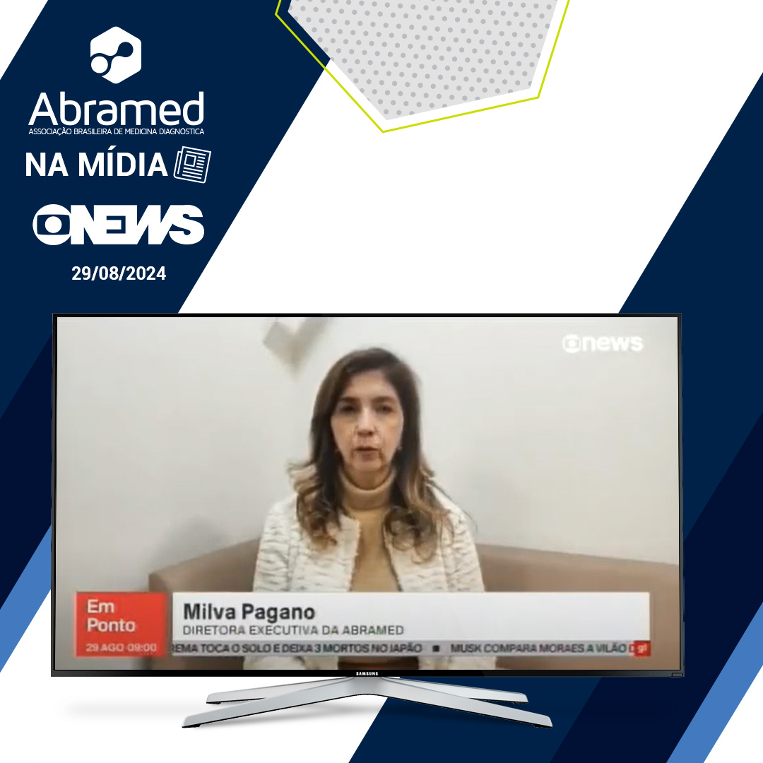 Parceria entre Ministério da Saúde e Abramed foi destaque na GloboNews