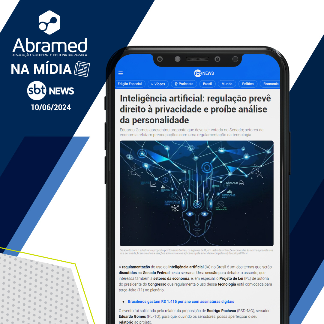 SBT News publica matéria sobre regulamentação da IA com participação da Abramed