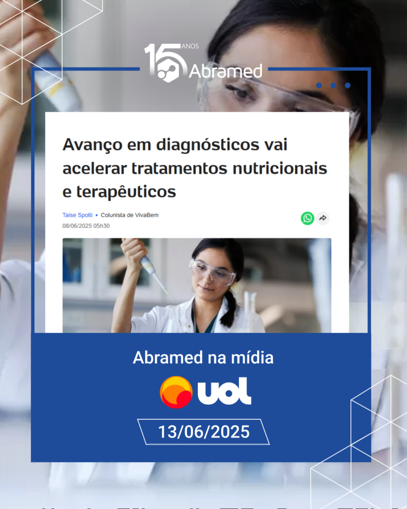 UOL destaca importância do diagnóstico precoce para acelerar tratamentos nutricionais e terapêuticos