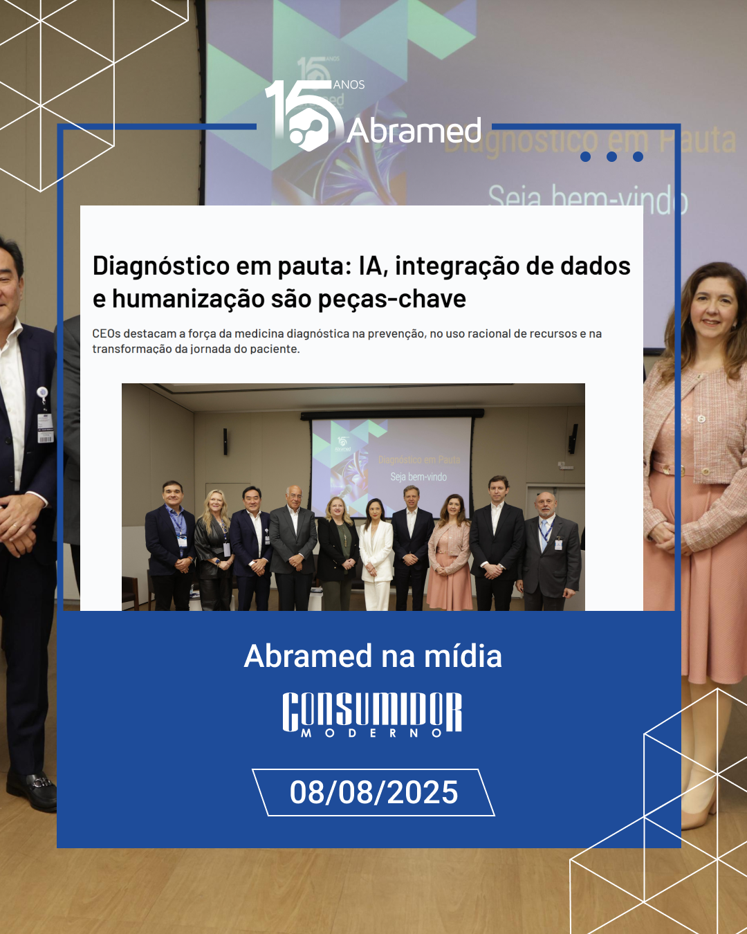 Consumidor Moderno destaca a atuação da Abramed em matéria sobre o futuro da Medicina Diagnóstica