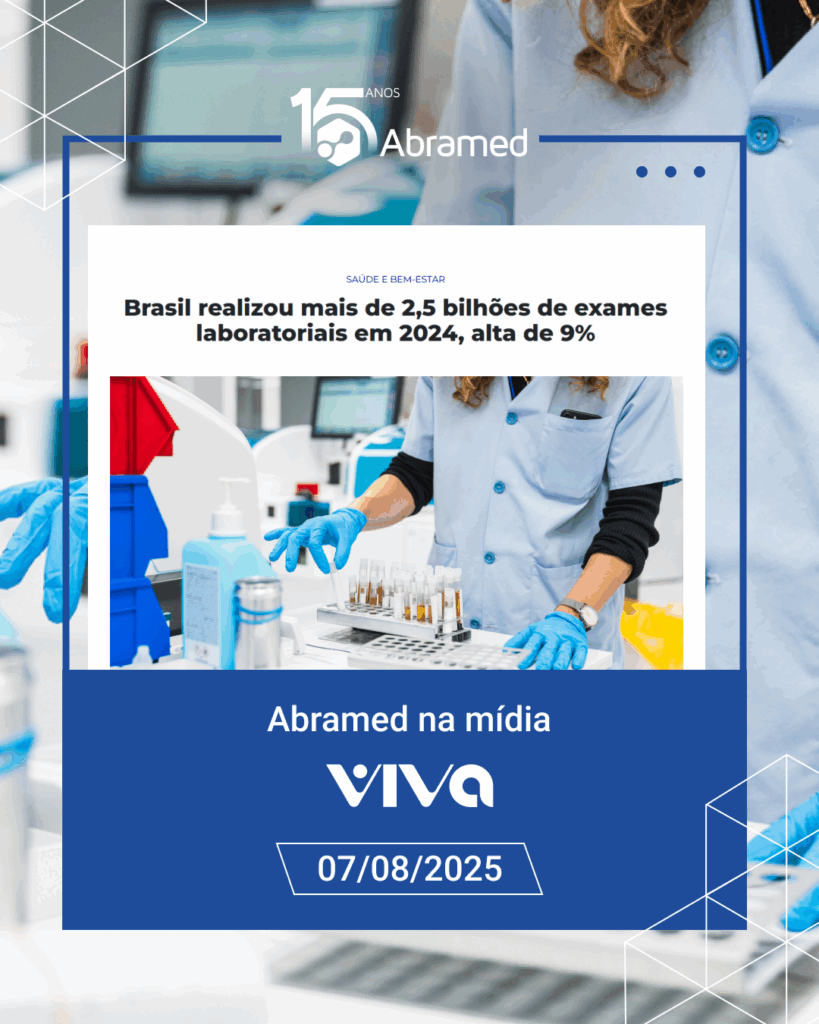 Portal Viva repercute dados do 7º Painel Abramed e destaca relevância da Medicina Diagnóstica no Brasil