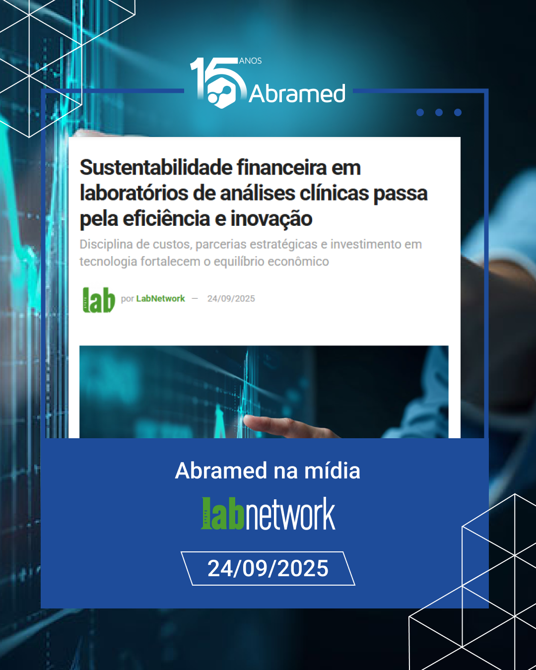 LabNetwork destaca estratégias para a sustentabilidade financeira dos laboratórios com participação da Abramed